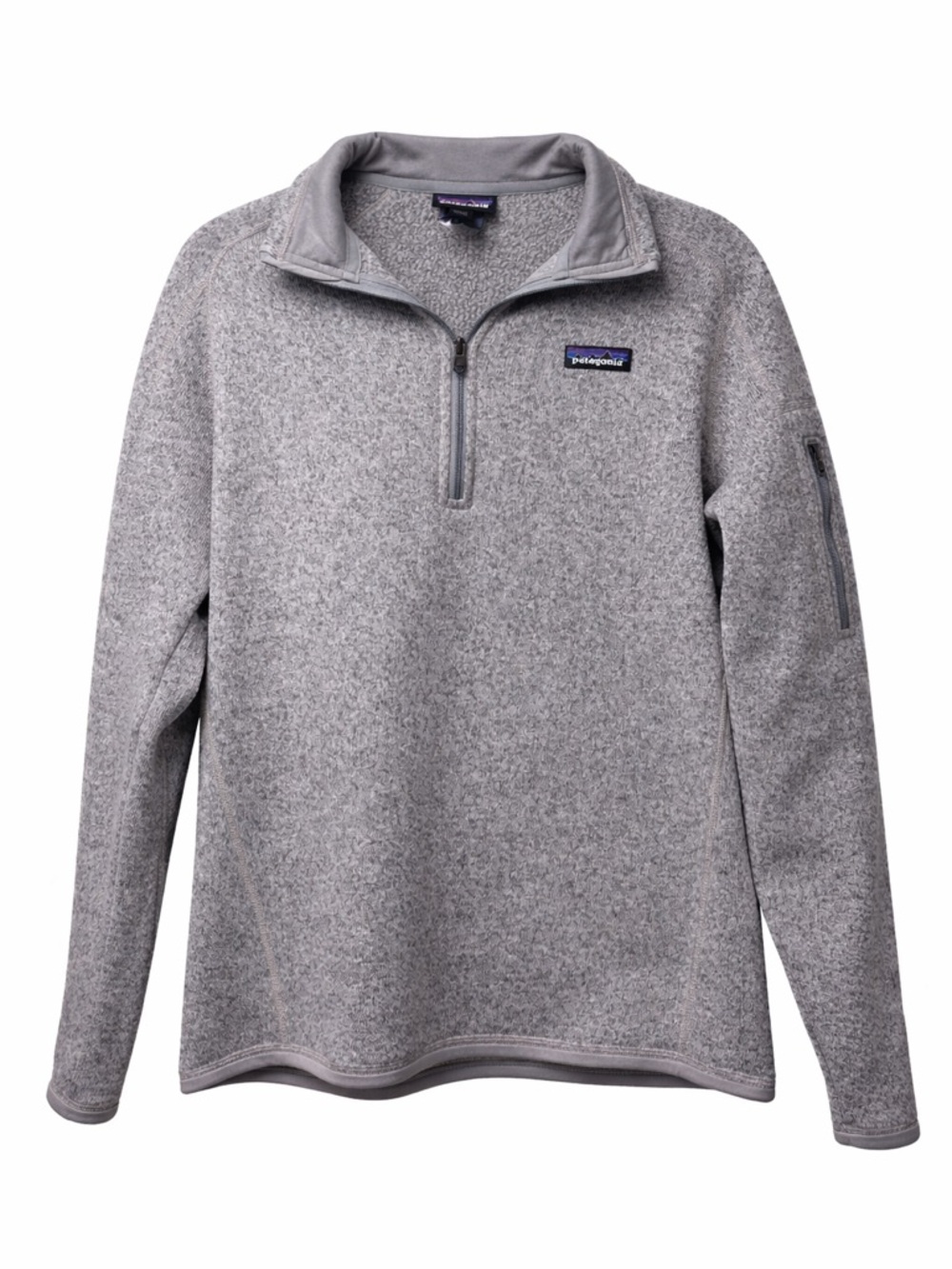 Patagonia Light Purple Heather Quarter-Zip Fleece Pullover